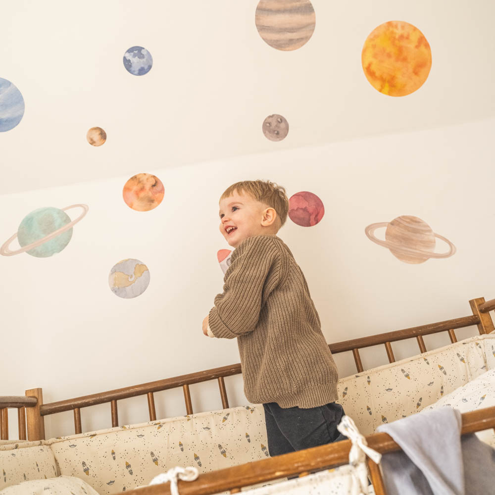 Wallsticker Solar system - Multi