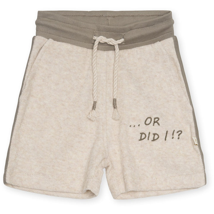 That's Mine Sejr shorts - Creme melange - 100% Organic cotton Buy Tøj||Shorts||Nyheder||Bukser & shorts||Alle||Forår & sommer '24 here.